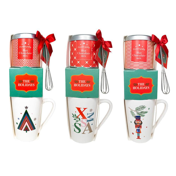 Christmas Hot Chocolate/Tea & Mug Gift Set | Assorted - Choice Stores