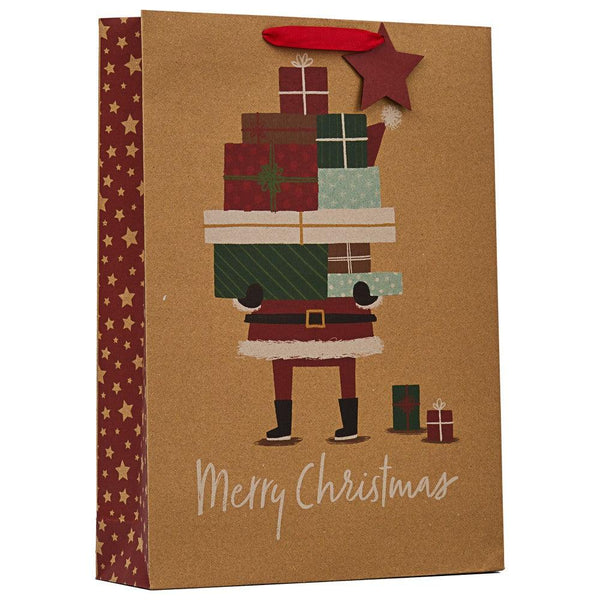 Christmas Kraft Style Special Delivery Gift Bag | XL - Choice Stores