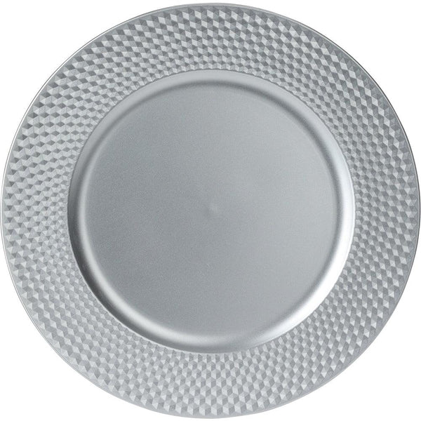 Christmas Matte Finish Silver Serving Plate | 33cm - Choice Stores