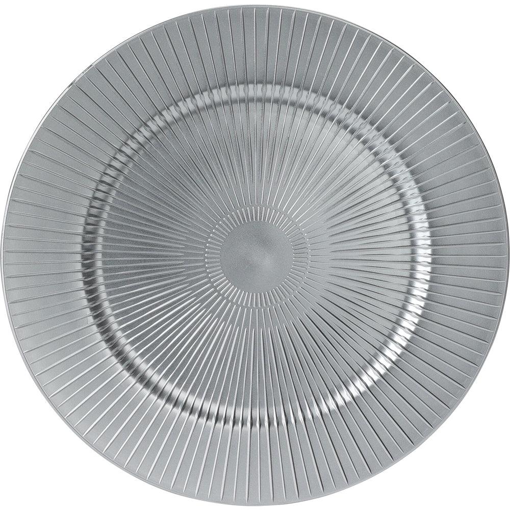 Christmas Matte Finish Silver Serving Plate | 33cm - Choice Stores