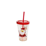 Christmas Santa Cup with Straw | 500ml - Choice Stores