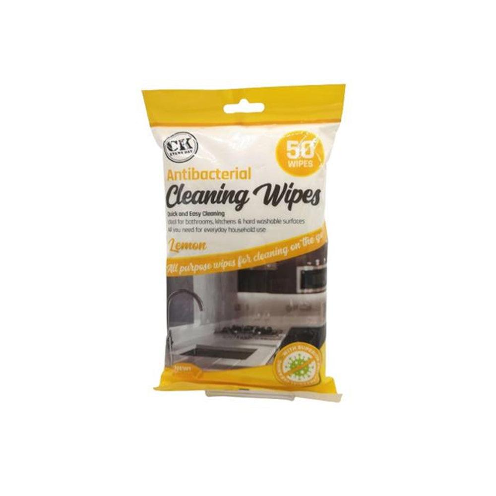 CK Everyday Antibacterial Cleaning Wipes Lemon | Pack of 50 - Choice Stores