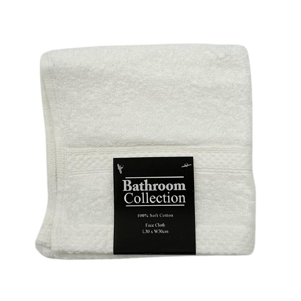 White cotton face cloths sale