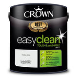 Crown Easyclean Matt Emulsion Paint | Chalky White - Choice Stores