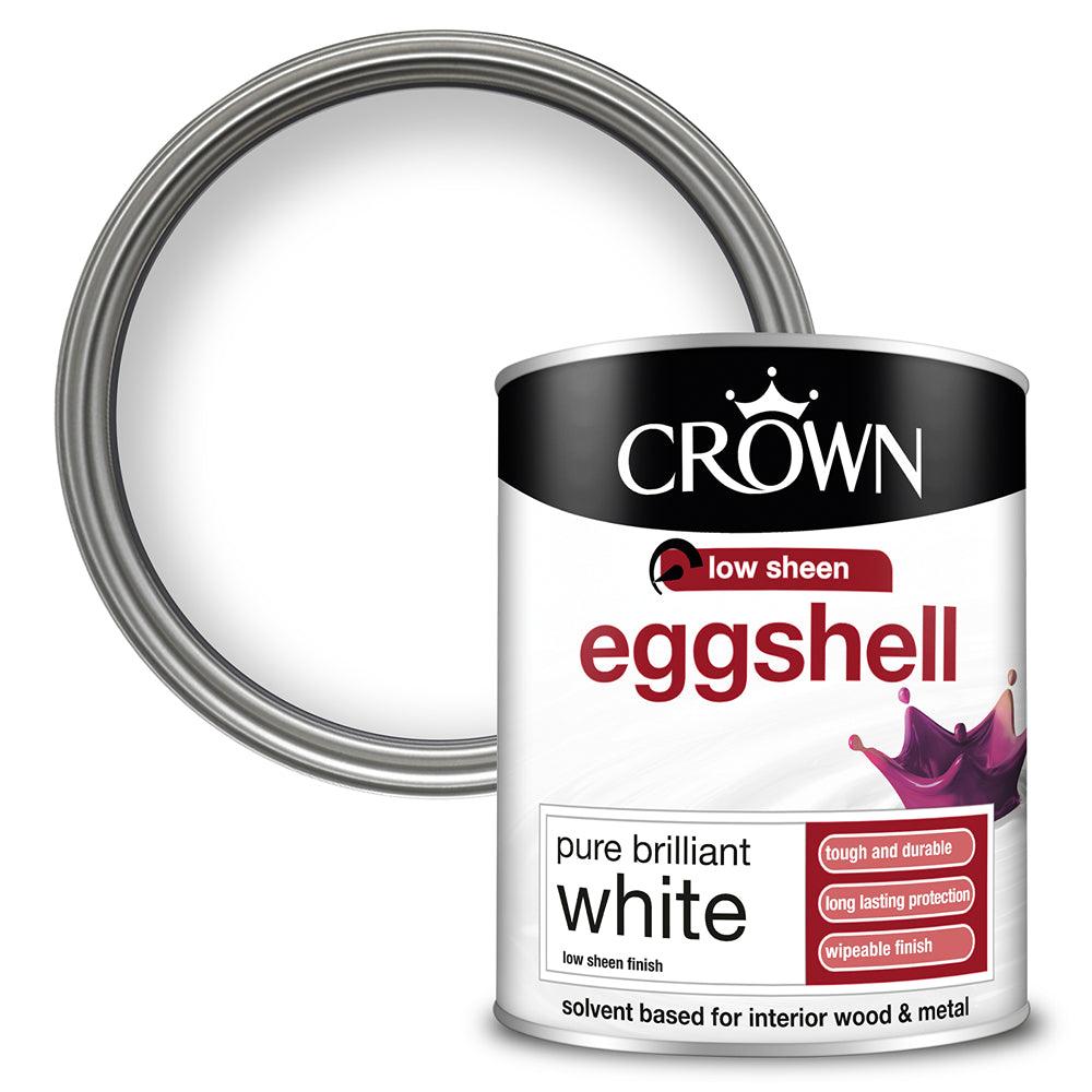 Crown Eggshell Wood & Metal Paint | Brilliant White - Choice Stores