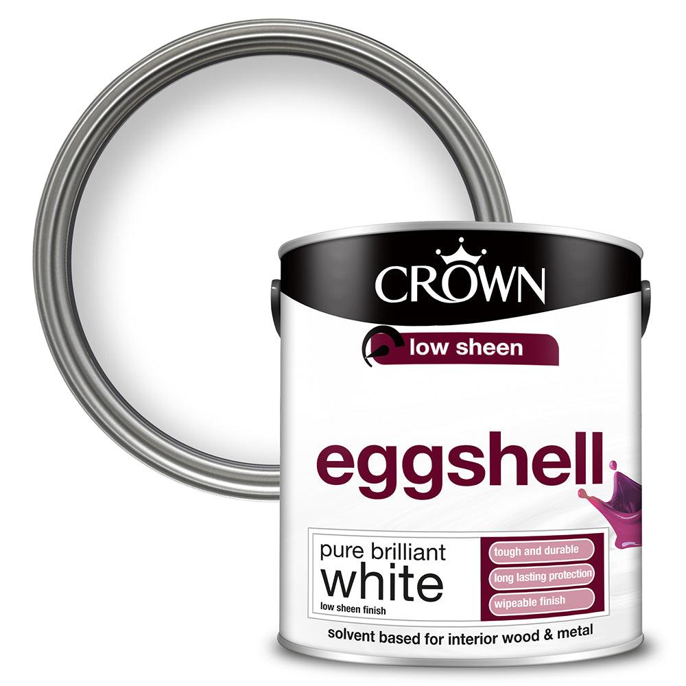 Crown Eggshell Wood & Metal Paint | Brilliant White - Choice Stores