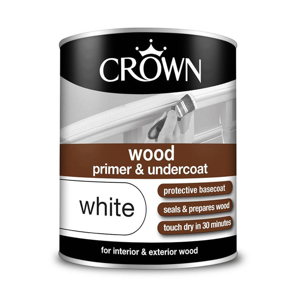 Crown Quick Dry Wood Primer & Undercoat | White - Choice Stores