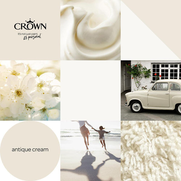 Crown Walls & Ceilings Matt Emulsion Paint | Antique Cream - Choice Stores