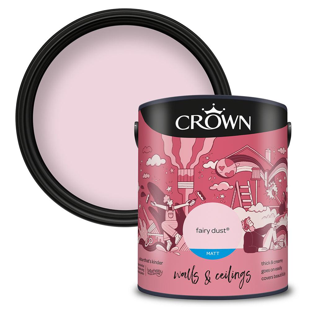 Crown Walls & Ceilings Matt Emulsion Paint | Fairy Dust - Choice Stores