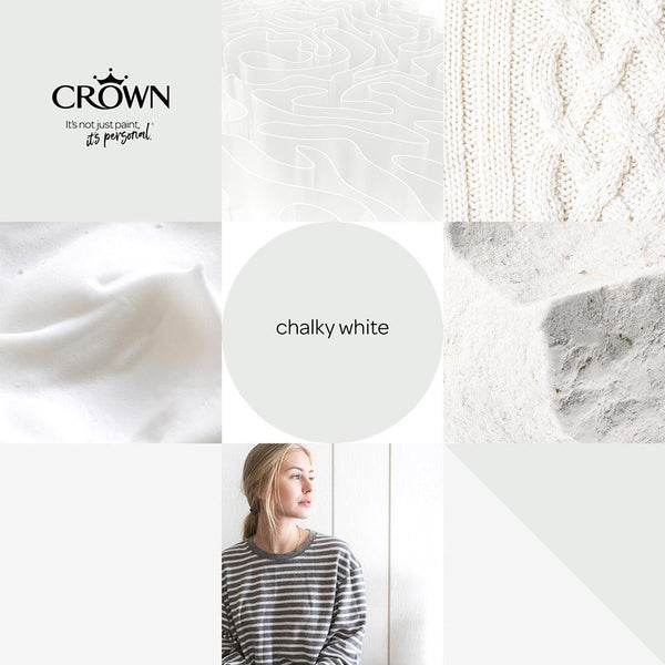 Crown Walls & Ceilings Mid Sheen Emulsion Paint | Chalky White - Choice Stores