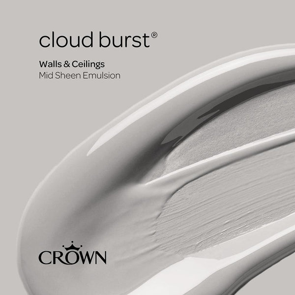 Crown Walls & Ceilings Mid Sheen Emulsion Paint | Cloud Burst - Choice Stores