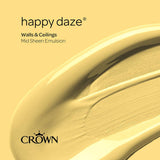 Crown Walls & Ceilings Mid Sheen Emulsion Paint | Happy Daze - Choice Stores