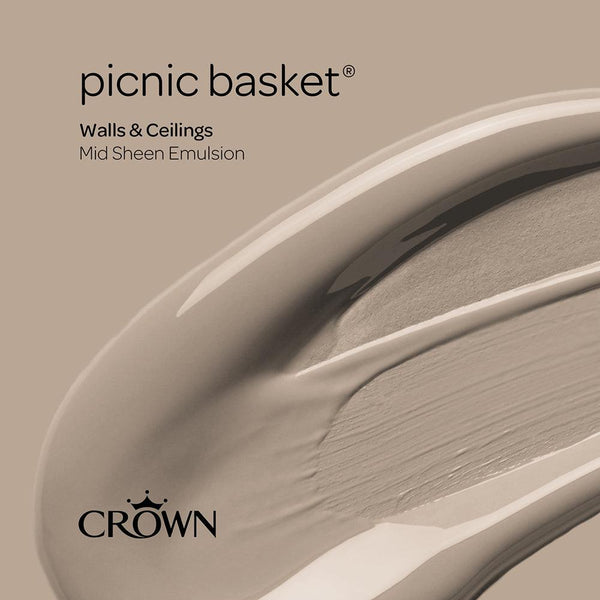 Crown Walls & Ceilings Mid Sheen Emulsion Paint | Picnic Basket - Choice Stores