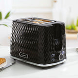 Daewoo Argyle Black 2 Slice Toaster - Choice Stores