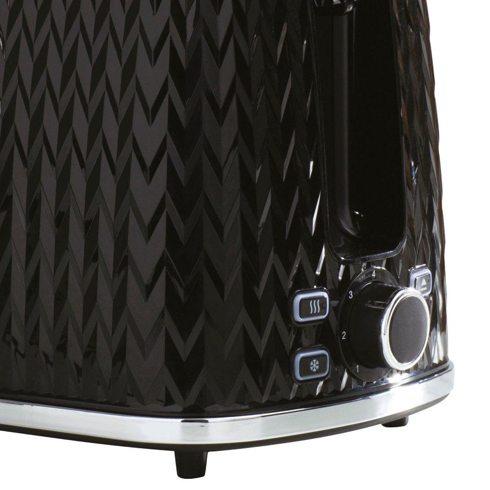 Daewoo Argyle Black 2 Slice Toaster - Choice Stores