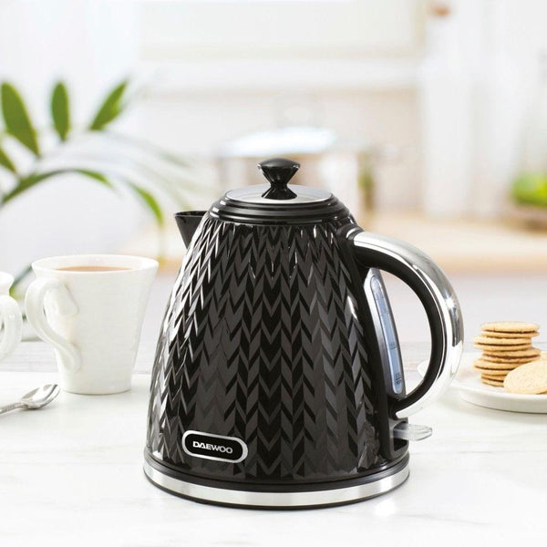 Daewoo Argyle Black Jug Kettle | 1.7L - Choice Stores