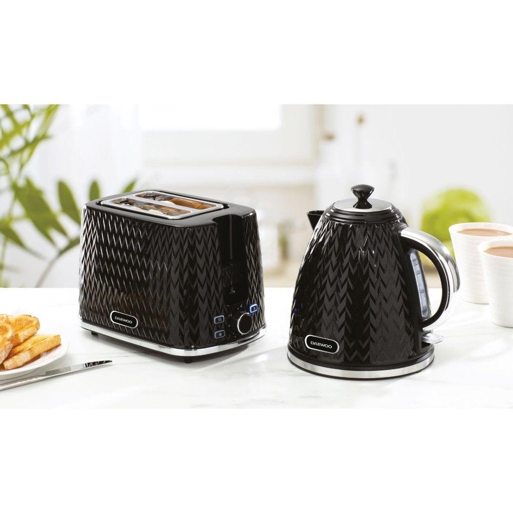 Daewoo Argyle Black Jug Kettle | 1.7L - Choice Stores