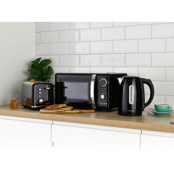 Daewoo Kensington Black 2 Slice Toaster - Choice Stores