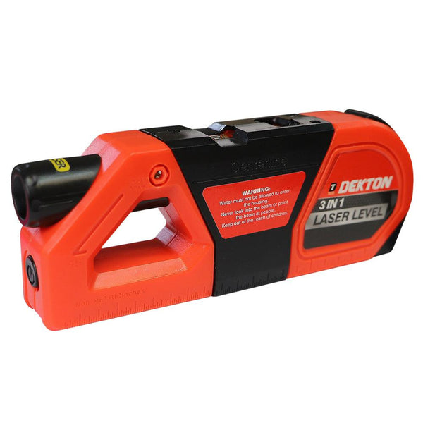 Dekton 3-In-1 Laser Level With Measure - Choice Stores