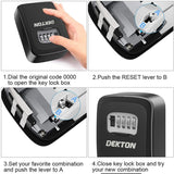 Dekton 4 Digit Combination Key Safe Box - Choice Stores