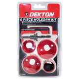 Dekton 6 Piece Holesaw Kit - Choice Stores