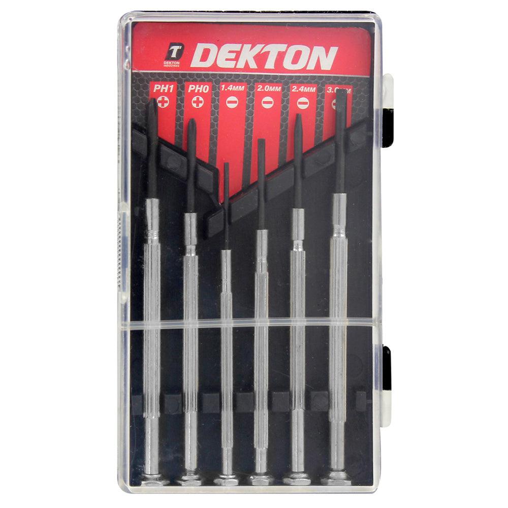 Dekton 6 Piece Precision Screwdriver Set | 6 Piece Set - Choice Stores