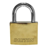 Dekton 60mm Titanium Plated Iron Padlock - Choice Stores