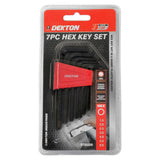 Dekton Black Hex Key Set | 7 Piece Set - Choice Stores