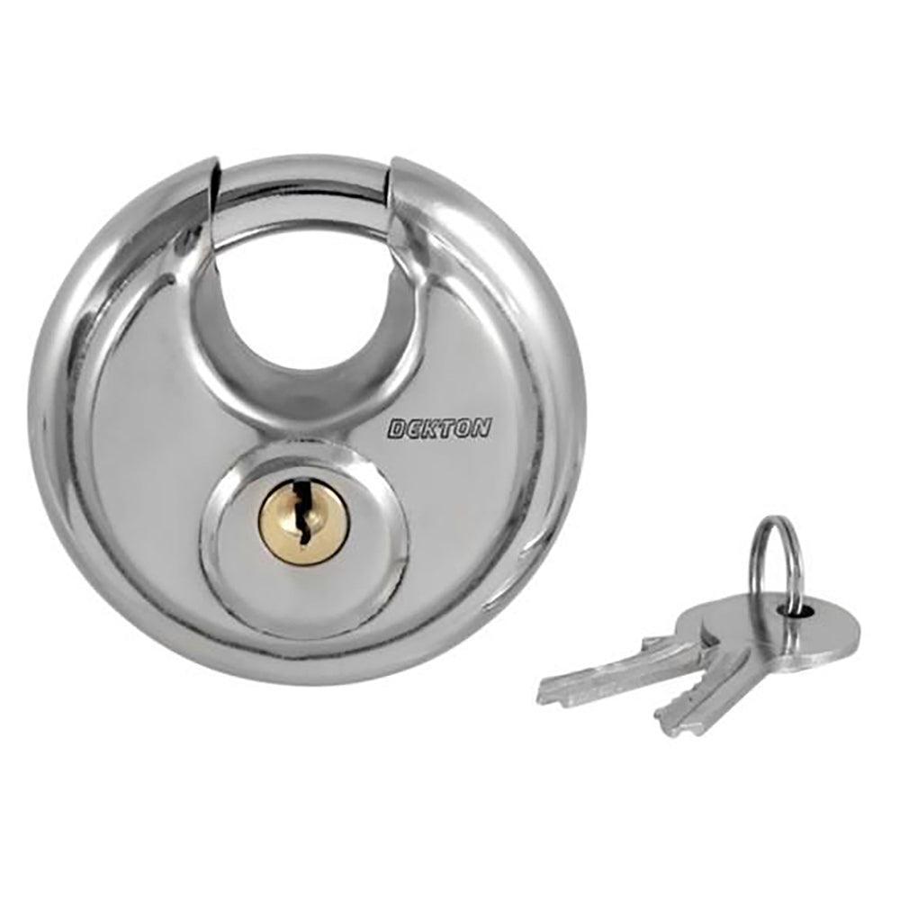 Dekton Discus Padlock 70 mm | Heavy Duty Lock - Choice Stores