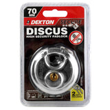 Dekton Discus Padlock 70 mm | Heavy Duty Lock - Choice Stores