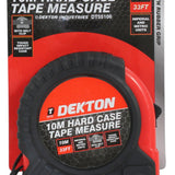 Dekton Hard Case Measure Tape | 10m - Choice Stores