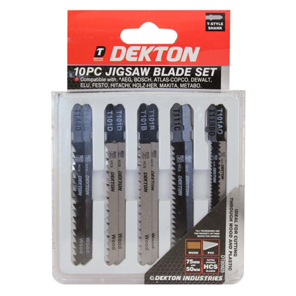 Dekton Jigsaw Blade Set | 10 Pack - Choice Stores