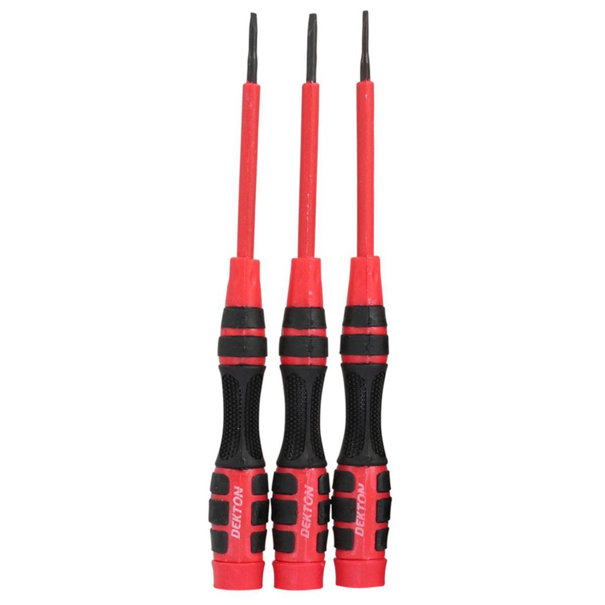 Dekton Long Precision Screwdriver Set | 3 Piece Set - Choice Stores