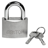 Dekton | 50mm Satin Padlock With 3 Security Keys DT70184 - Choice Stores