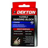 Dekton | Flexible Sanding Block Course 40 Grit DT80792 - Choice Stores