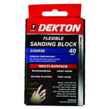 Dekton | Flexible Sanding Block Course 40 Grit DT80792 - Choice Stores