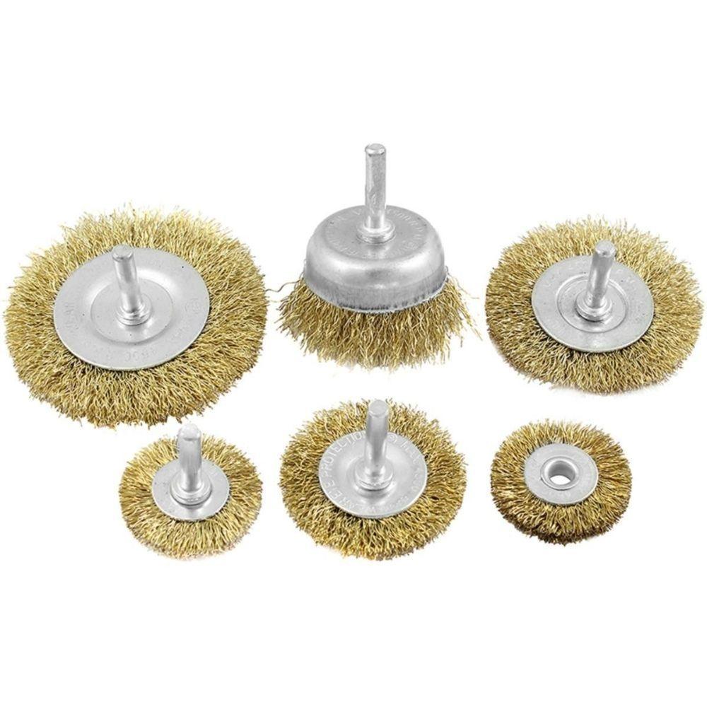 Dekton Rotary Wheel And Cup Brush Set | 6 Piece - Choice Stores