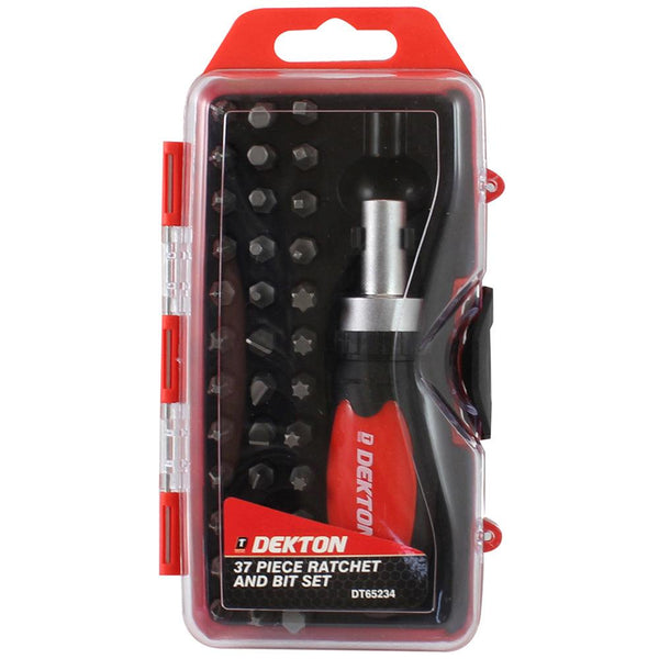 Dekton Stubby Ratchet Screwdriver & Bit Set | 37 Piece Set - Choice Stores