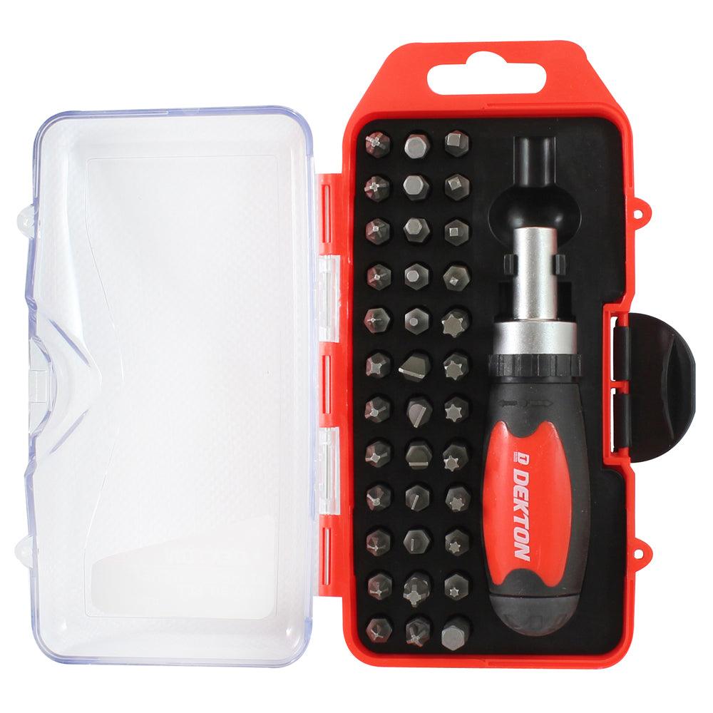 Dekton Stubby Ratchet Screwdriver & Bit Set | 37 Piece Set - Choice Stores