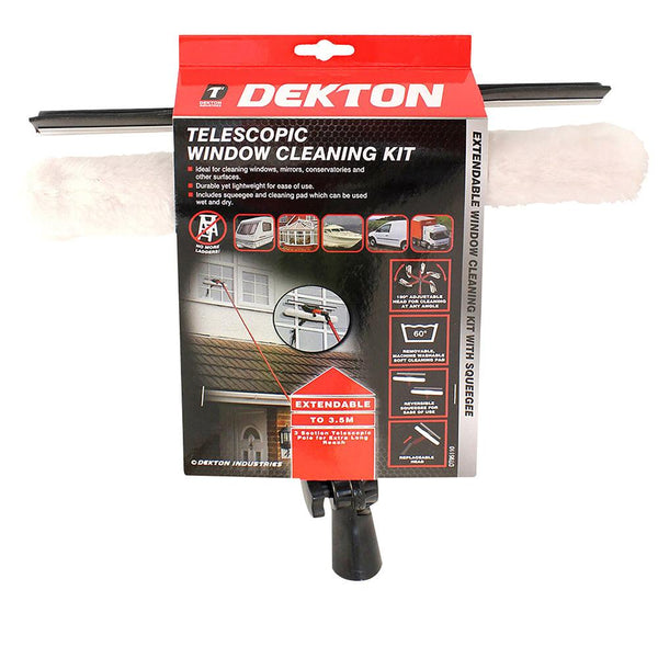 Dekton Telescopic Window Cleaning Kit - Choice Stores