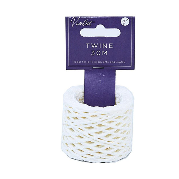 Design By Violet Christmas Dark White Gifting Twine | 30m - Choice Stores