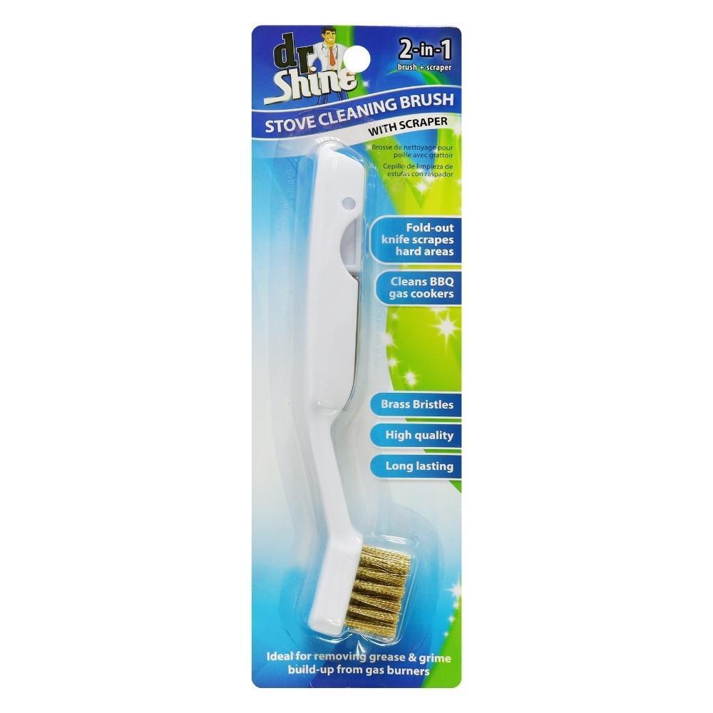 Dr Shine Stove Cleaning Brush With Scraper - Choice Stores