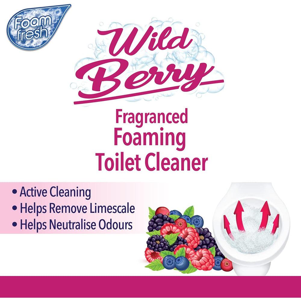 Duzzit Foam Fresh Fragranced Wild Berry Foaming Toilet Cleaner |370g - Choice Stores