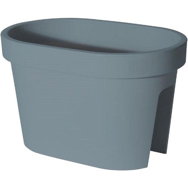 Ecken Kanten Pastel Blue Oval Flowerpot Bridge | 27cm - Choice Stores