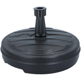 EDA Round Black Plastic Parasol Base | 45 x 13cm - Choice Stores