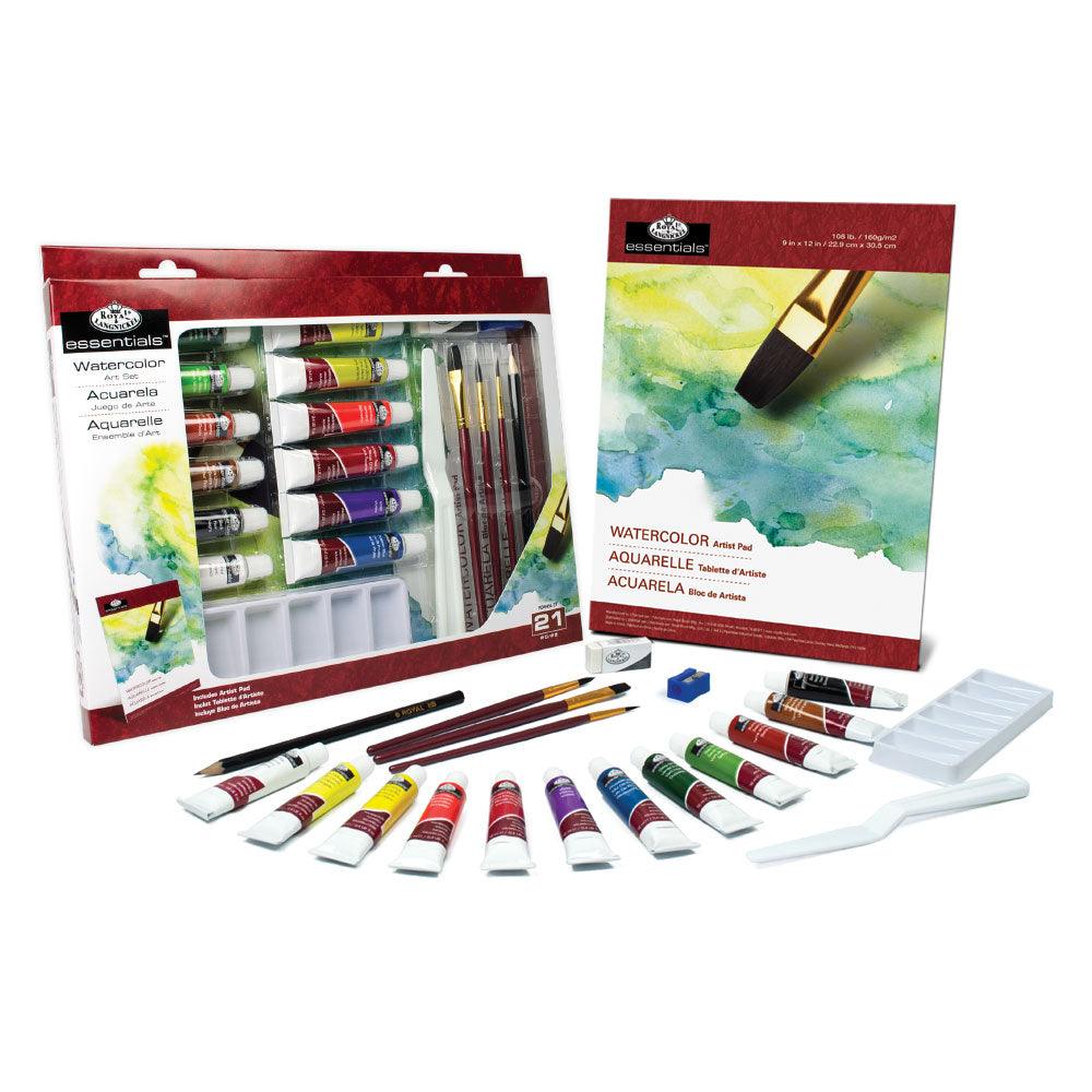 Essentials Large Acrylic Watercolour Art Set | 21 Piece Set - Choice Stores