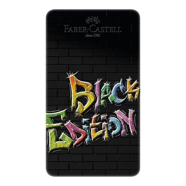 Faber Colour Pencils Black Edition Tin 12X - Choice Stores