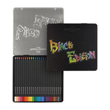 Faber Colour Pencils Black Edition Tin 24X - Choice Stores