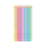 Faber Sparkle Pencils Tin of 12 Pastel Colours - Choice Stores