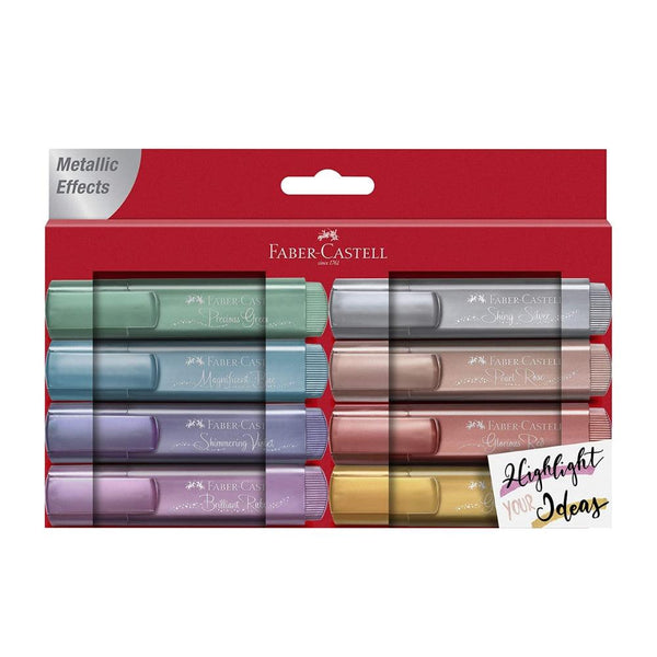 Faber Textliner Metallic Colours Set of 8 - Choice Stores